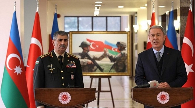 Bakan Akar, Azerbaycanlı mevkidaşı ile görüştü