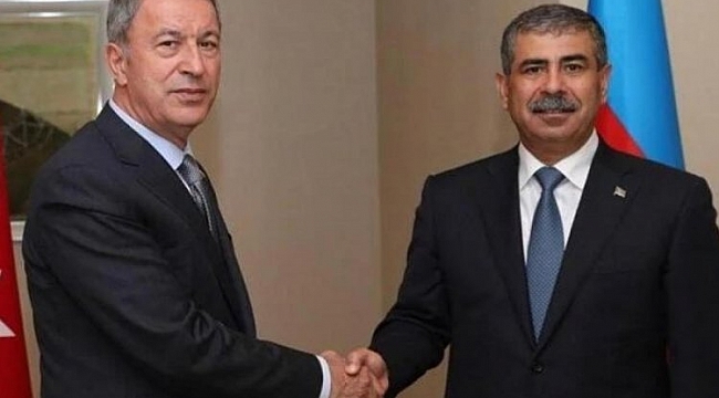 Bakan Akar, Azerbaycanlı mevkidaşı ile görüştü