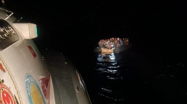 Bodrum'da 35 düzensiz göçmen kurtarıldı