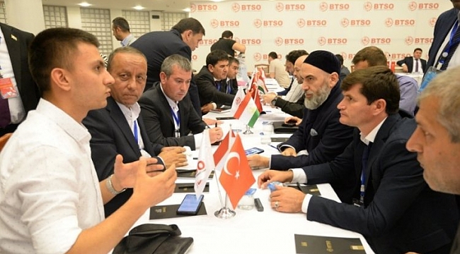 BTSO üyeleri Tacikistan iş dünyası ile bir araya geldi