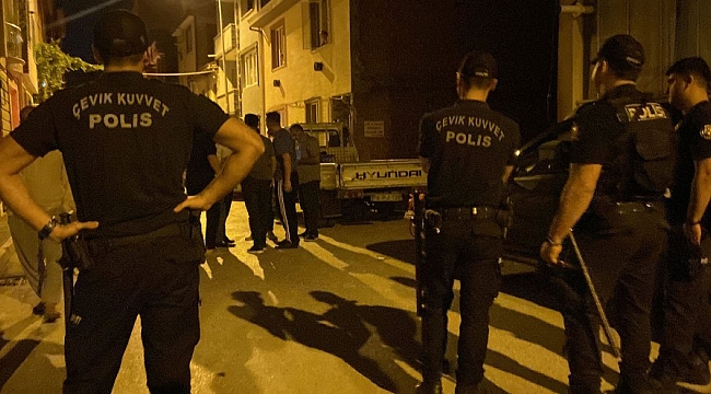 Bursa'da polise saldırı