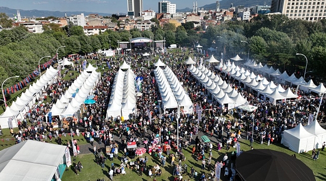 Bursa'nın Gastronomi Festivali'nin tadı damaklarda kaldı