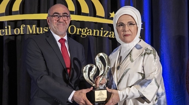 Emine Erdoğan'a ABD'den ödül