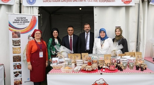 Gastronomi Festivali'nde Gürsu lezzetleri tanıtılıyor