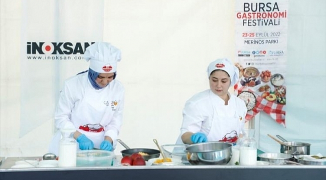 Gastronomi Festivali'nde İnegöl lezzetleri tam not aldı