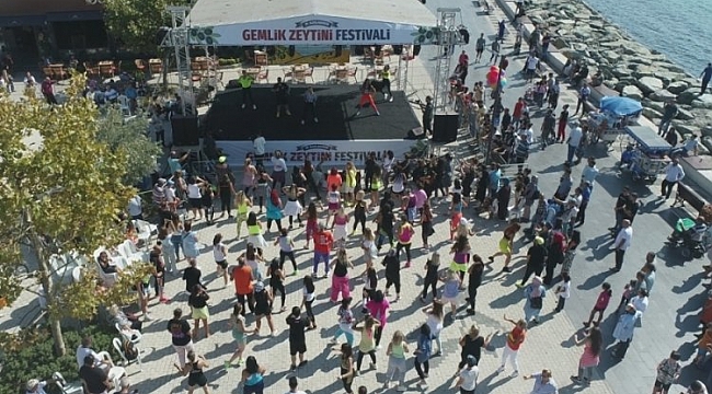 Gemlik Zeytini Festivali'nde renkli görüntüler