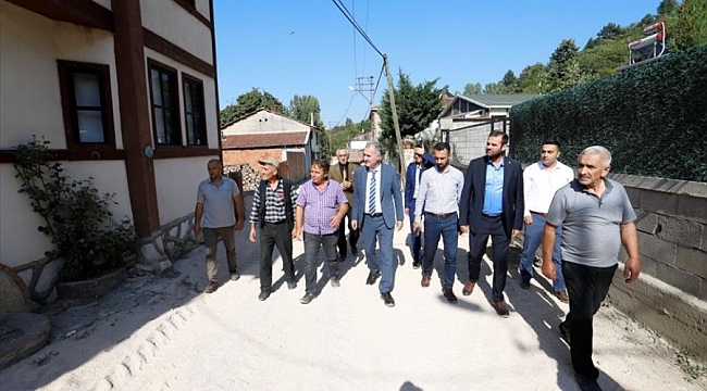 İnegöl'de altyapı, üstyapı çalışmaları sürüyor