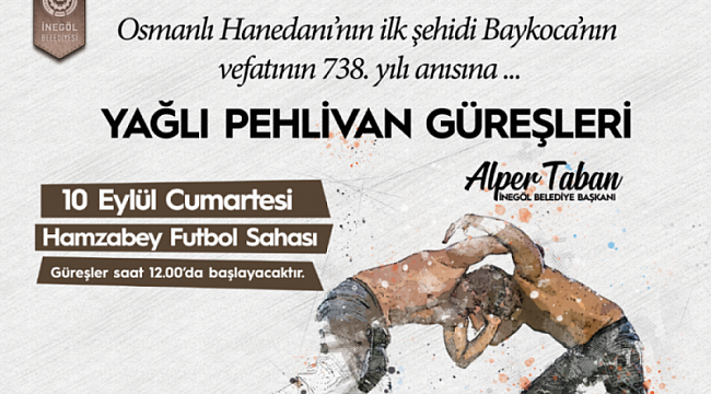 İnegöl'de güreş heyecanı başlıyor