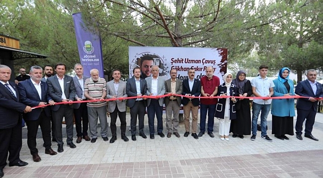 İnegöl'de Şehit Gökhan Çakır parkı törenle açıldı