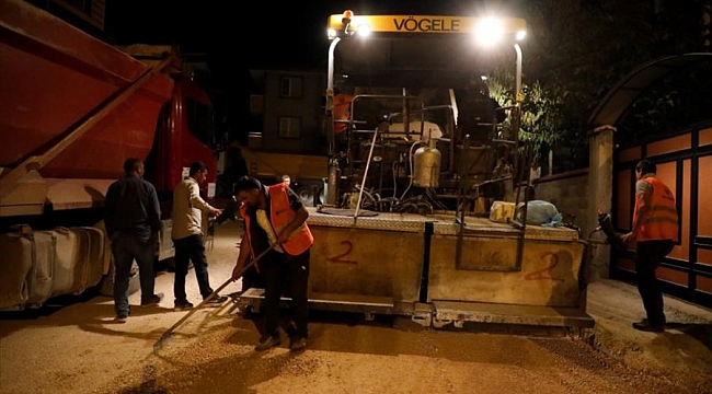 İnegöl'de üst yapı çalışmaları hızlandı