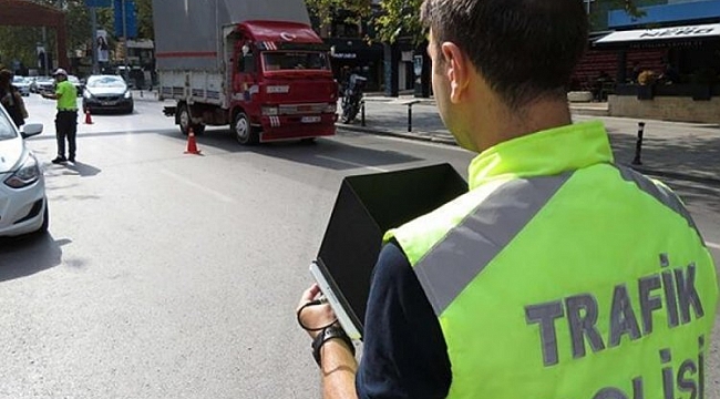 İstanbul'da trafik denetimi...