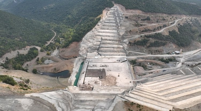 Karacabey'de Gölecik Barajı çalışmaları devam ediyor