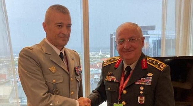 Org. Güler, Fransız mevkidaşı ile görüştü