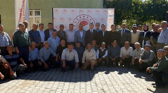 Orhaneli'de çiftçilere sertifika verildi