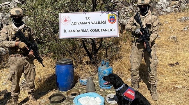 PKK/KCK'ya ait yaşam malzemesi ele geçirildi