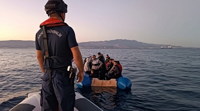 Bodrum'da 30 düzensiz kurtarıldı