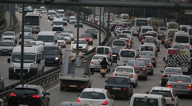 Bursa'da trafiğe kayıtlı araç sayısı belli oldu
