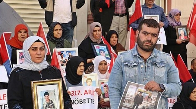 Diyarbakır'da evlat nöbetindeki aile sayısı 318 oldu