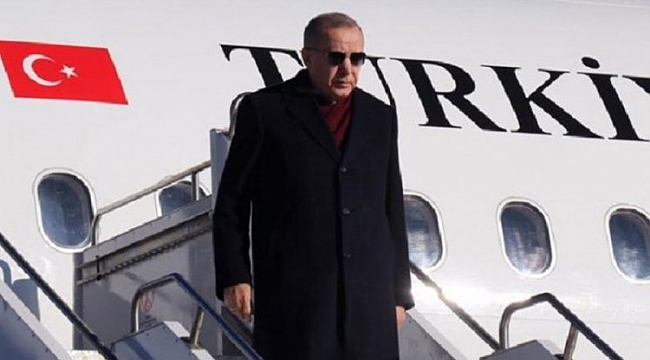 Erdoğan Kazakistan'a gitti