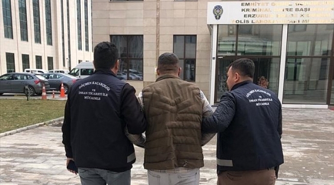 Erzurum'da 34 düzensiz göçmen yakalandı