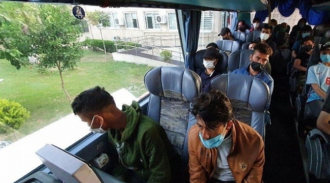 İnegöl'de çok sayıda Suriyeli sınır dışı edildi