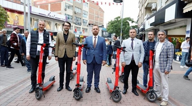 İnegöl'de E-Scooter uygulaması başladı