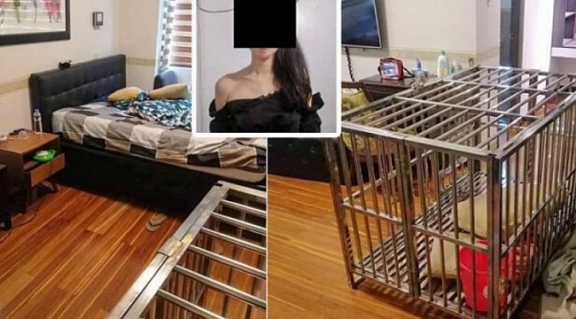 Kızı kaçırıp köpek kafesine kilitlediler!