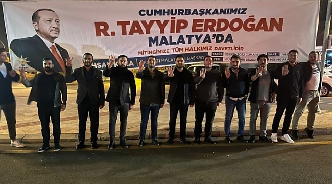 Malatya'da Cumhurbaşkanı Erdoğan heyecanı
