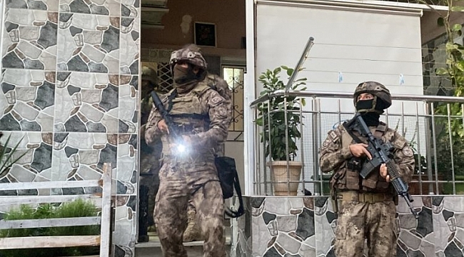 Mersin'de PKK ve DEAŞ'a şafak operasyonu