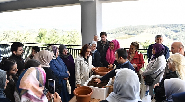 Osmangazi'de balkonlar tarım alanına dönüşüyor