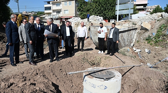 Ovaakça'da sel riskinin önüne geçiliyor