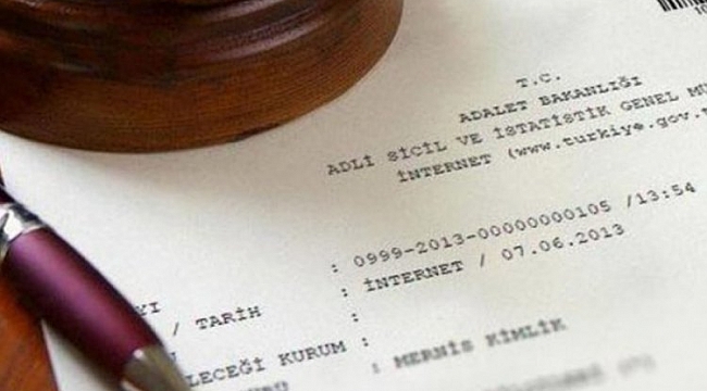 Uygulama başlamıştı: 17 bin 500 sabıka kaydı silindi