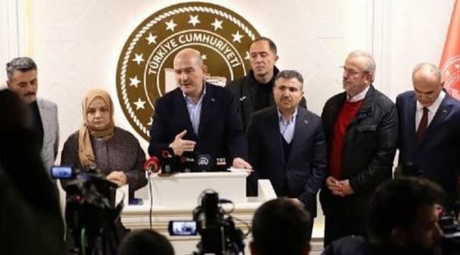 Bakan Soylu Düzce'deki hasarlı bina sayısını açıkladı