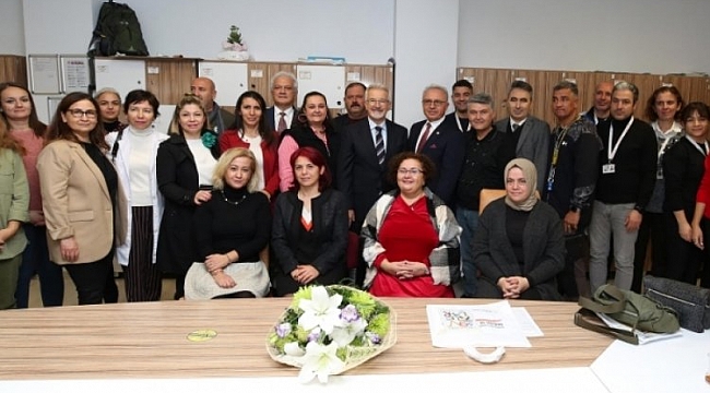 Başkan Erdem'den, Öğretmenler Günü ziyareti