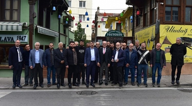 Başkan Yılmaz, esnafla bir araya geldi
