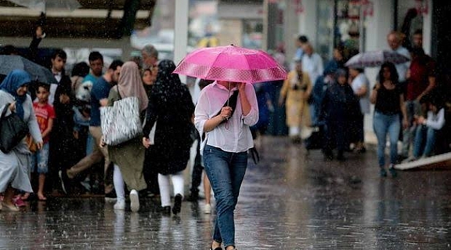 Bursa'da bugün hava yağışlı