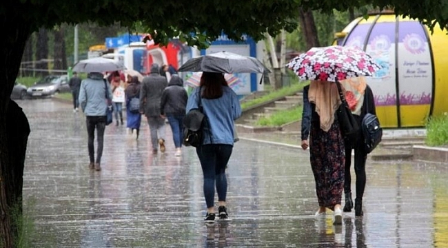 Bursa için sağanak uyarısı