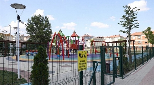 İnegöl'de parklar 7/24 gözetim altında