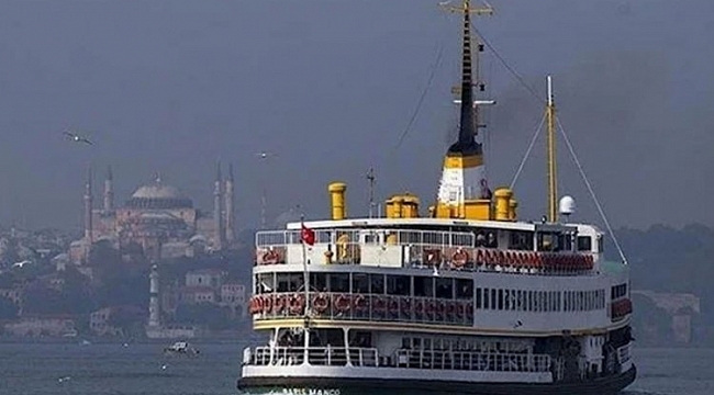 İstanbul'da deniz ulaşımına hava muhalefeti engeli!