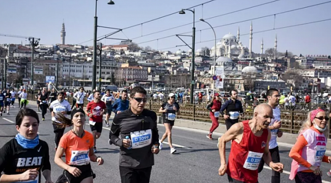 İstanbul'da maraton günü