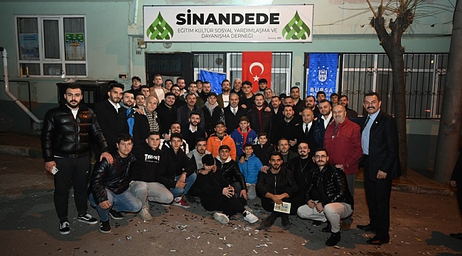 Başkan Aktaş'a Sinandede karşılaması