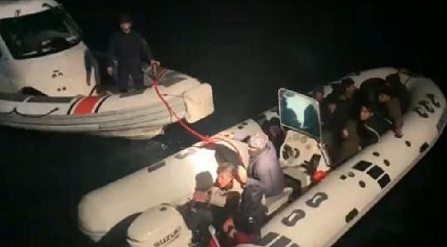 Bodrum'da 13 düzensiz göçmen yakalandı