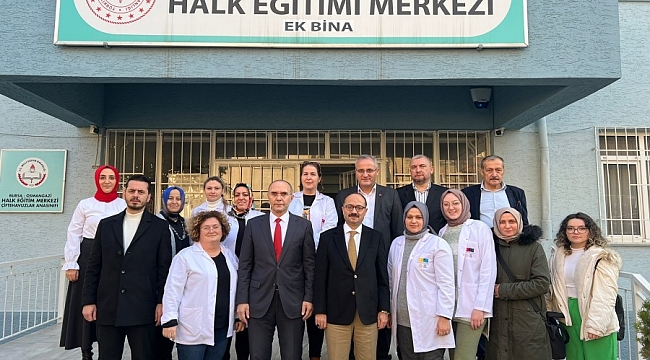 Bursa'da halk eğitim vatandaşların ihtiyaçlarını karşılıyor