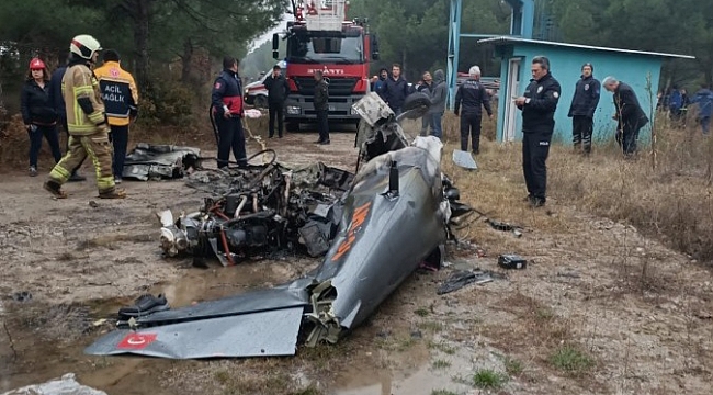Bursa'da uçak düştü: 2 kişi yaşamını yitirdi