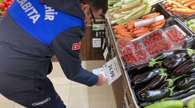 Bursa'da zincir marketler mercek altında
