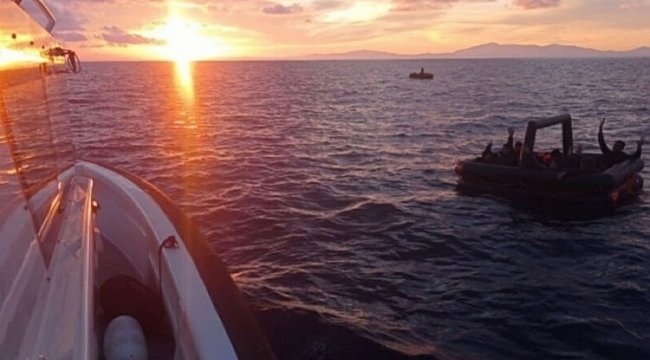 Datça'da 27 kaçak göçmen kurtarıldı