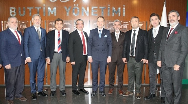 Fatih Erbakan'dan BUTTİM ziyareti