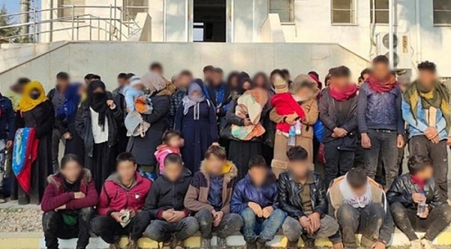 Gaziantep'te 125 kaçak göçmen yakalandı