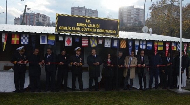 Gemlik'te Sahil Güvenlik Hizmet Noktası açıldı