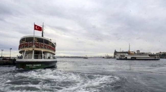 İstanbul'da bazı vapur seferleri iptal